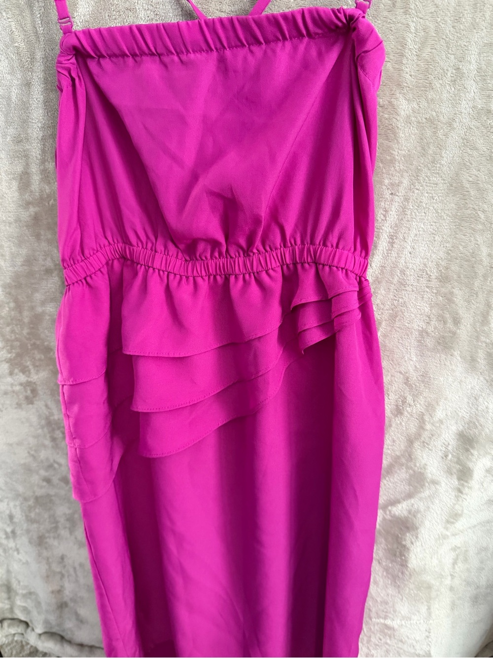 mark. Fuchsia Layered Ruffle dress - Picture 2 of 4
